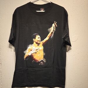 The Freshnes - Manny Pacquiao Black Graphic Men's T-Shirt (Large)